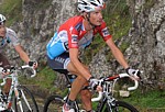 Frank Schleck pendant la 14me tape de la Vuelta 2010